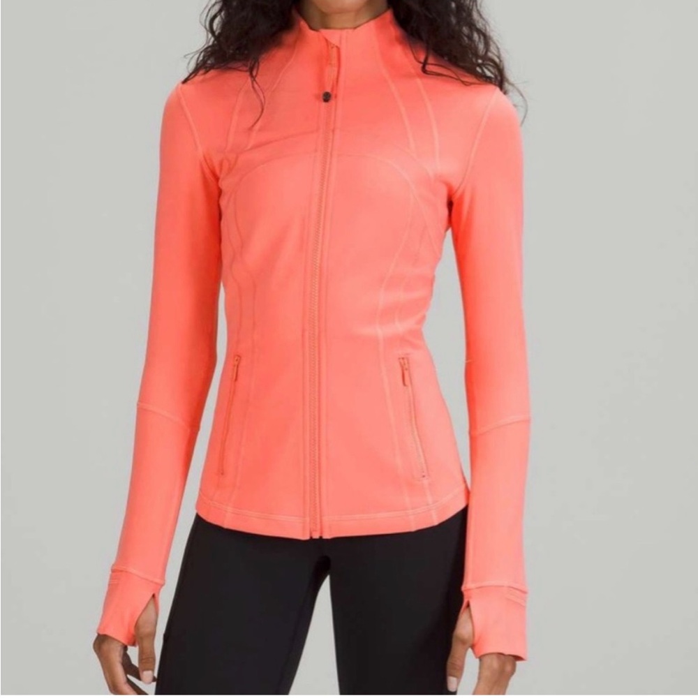 Lululemon Athletica Vibrant Coral Utility Jacket